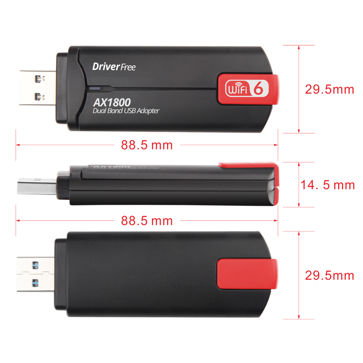 AX1800F - WiFi 6 - WiFi adapter - Image 8